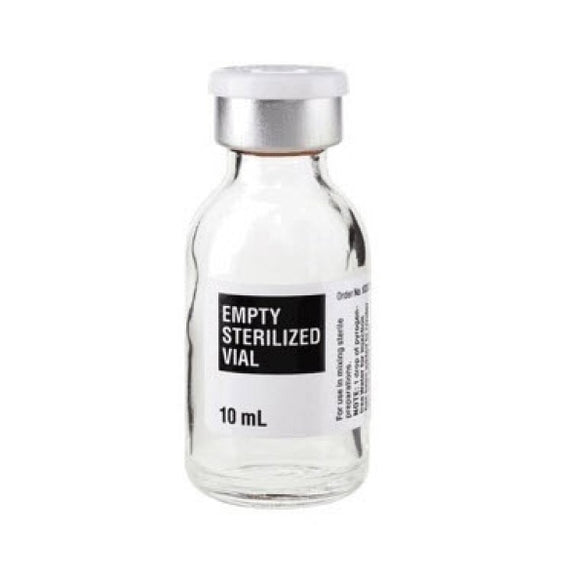 10ml Sterile/Depyrogenated Molded Clear Vials 196pcs/tray
